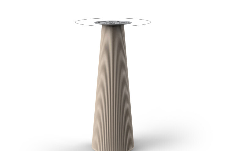 Gatsby tafel - Statafel ronde voet: Ø35x105 cm (3 formaten tafelbladen) Gatsby tafel - Statafel ronde voet: Ø35x105 cm (3 formaten tafelbladen)