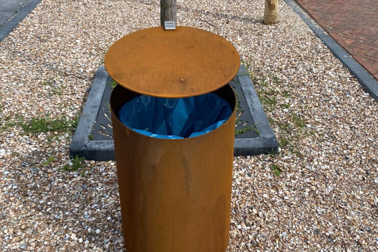 Tubo afvalbak - uniek en functioneel design Tubo afvalbak - uniek en functioneel design