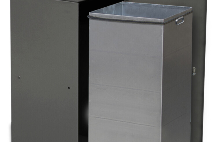 Recycle afvalbak Berlin met metalen binnenbak Recycle afvalbak Berlin met metalen binnenbak