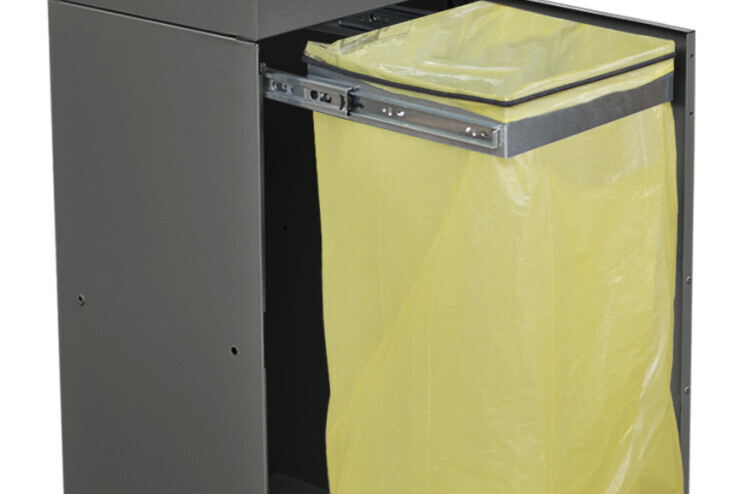 Recycle afvalbak Berlin met zakhouder voor afvalzak Recycle afvalbak Berlin met zakhouder voor afvalzak