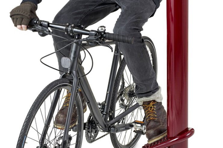 Biker's Rest fietsstandaard voor fietser in stilstand Biker's Rest fietsstandaard voor fietser in stilstand