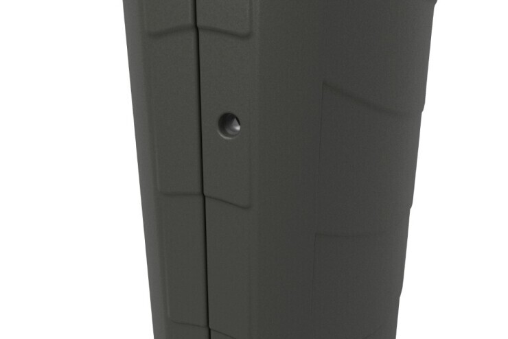 Boston Recycle Afvalbak met zelf-sluitende deur en slot van staal Boston Recycle Afvalbak met zelf-sluitende deur en slot van staal