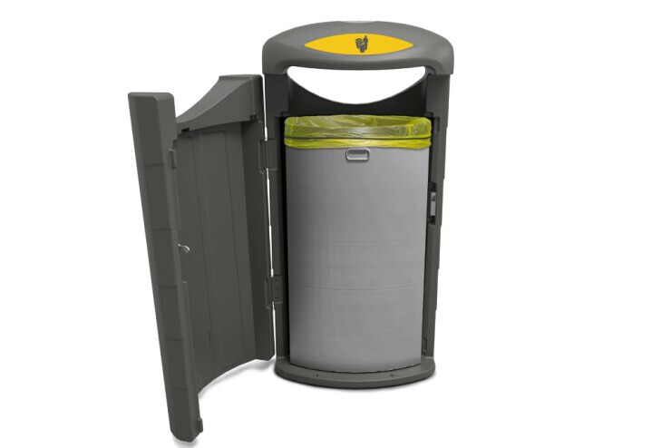 Boston Recycle Afvalbak met metalen binnenbak Boston Recycle Afvalbak met metalen binnenbak