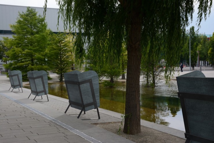 Eiland stoel geschikt voor binnen en buiten