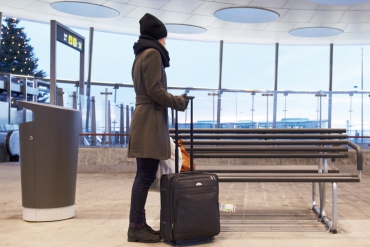 Elbin afvalbak voor stations en luchthavens Elbin afvalbak voor stations en luchthavens