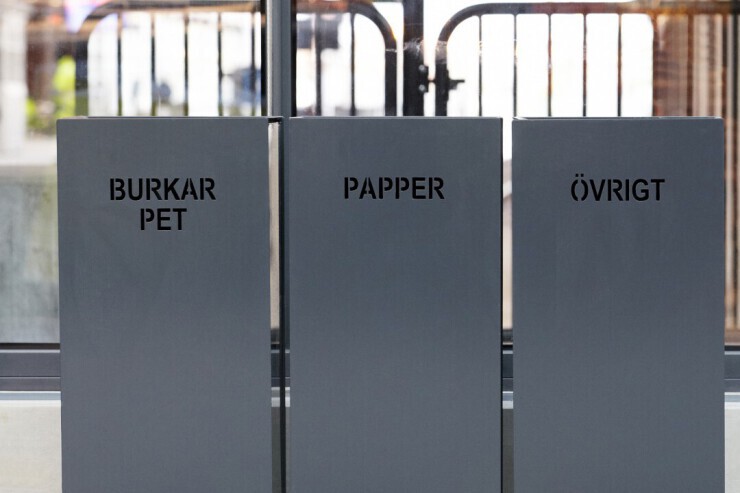 Foga afvalbak nodigt uit om afval te scheiden