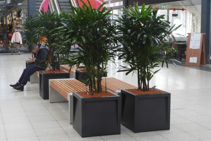 Frame plantenbak geschikt voor winkelcentra