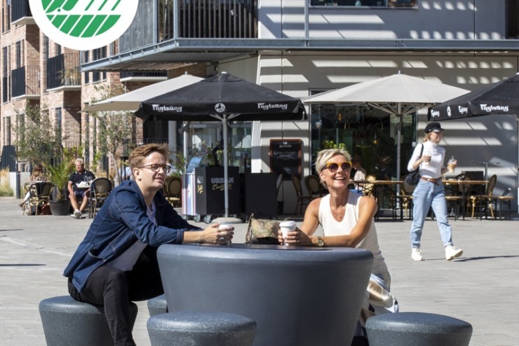 Loop Up zitelement voor een gezellige openbare ruimte Loop Up zitelement voor een gezellige openbare ruimte