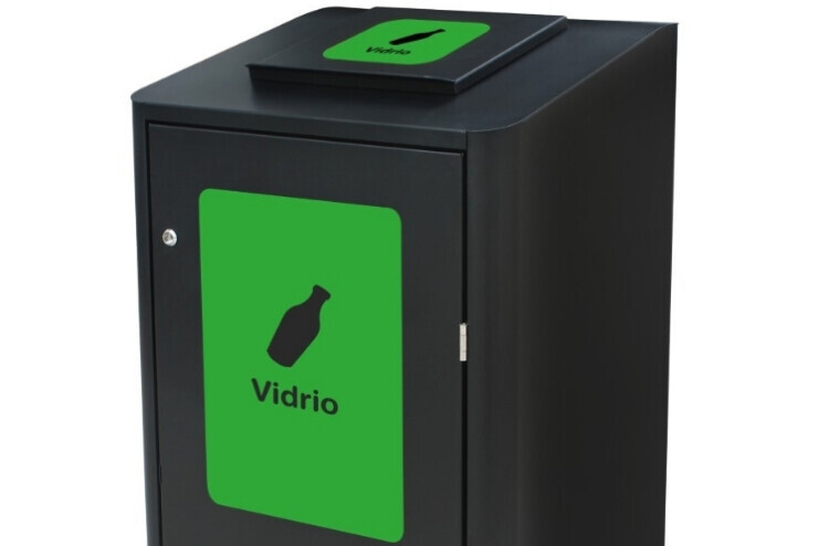 Geneva afvalbak met optioneel aanduiding afvalstroom Geneva afvalbak met optioneel aanduiding afvalstroom