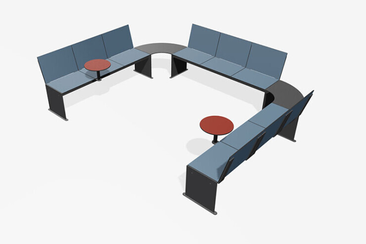 Go modulaire zithoek - met bijzettafel Go modulaire zithoek - met bijzettafel