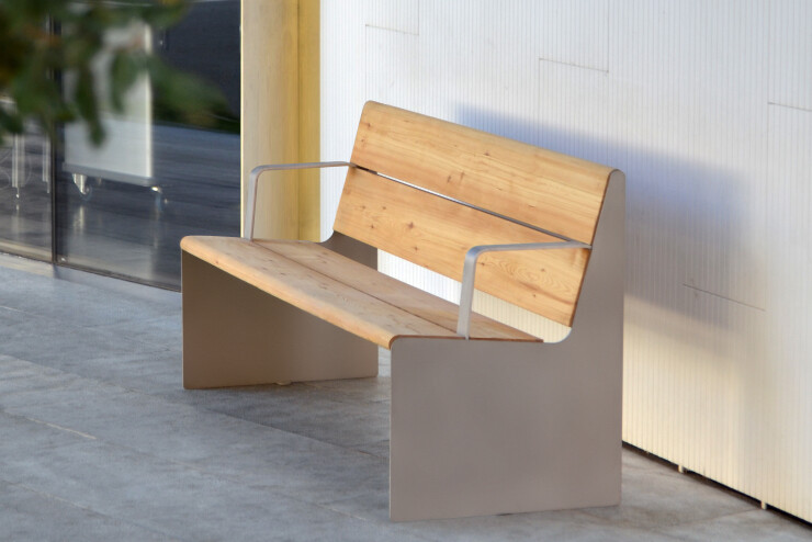 Hey bank - origineel en ergonomisch voor de openbare ruimte Hey bank - origineel en ergonomisch voor de openbare ruimte