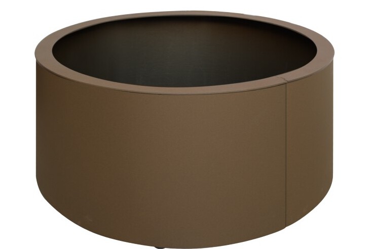 Malaga cilindrische bloembak - laag model Malaga cilindrische bloembak - laag model