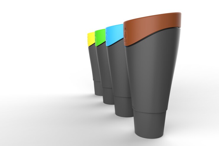 Afvalbak Alvium Beach in 4 kleuren Afvalbak Alvium Beach in 4 kleuren