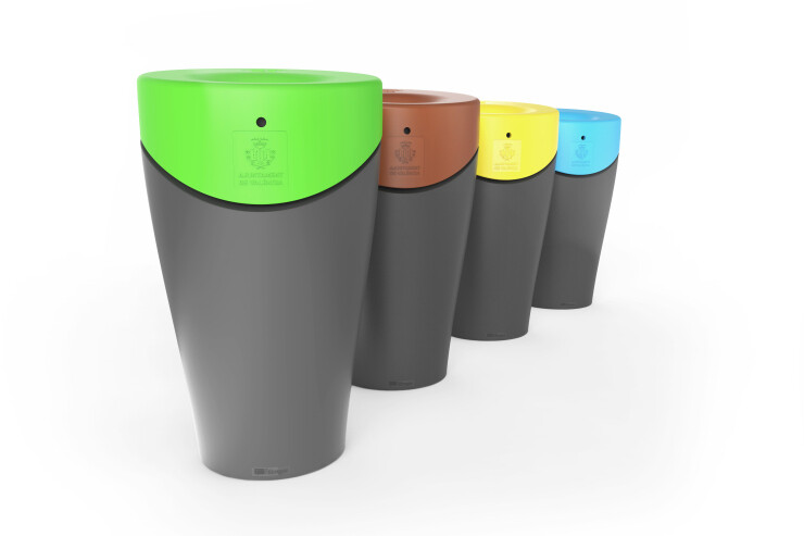 Afvalbak Alvium Urban in 4 kleuren Afvalbak Alvium Urban in 4 kleuren