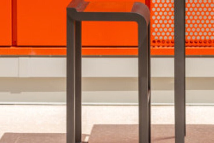 Paosa hoge kruk - zitting van HPL Paosa hoge kruk - zitting van HPL