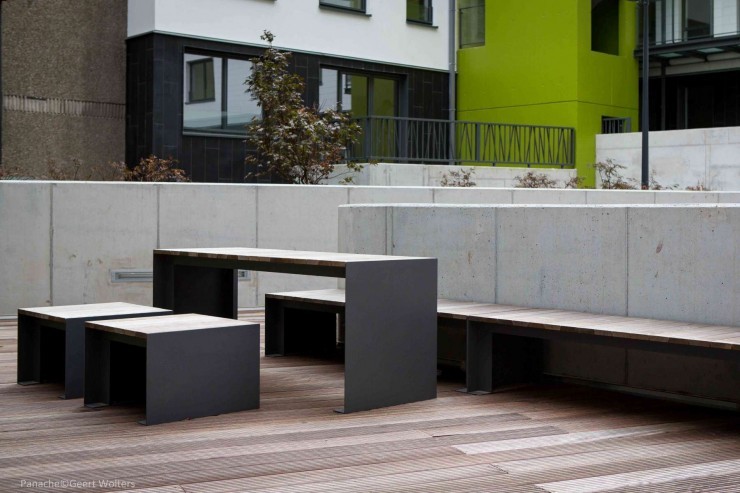 Passepartout Wood kruk - houten kruk geschikt voor binnen en buiten