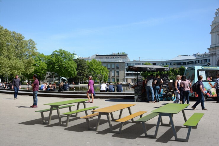 Picnic HPL picknicktafel voor scholen - speciaal voor kinderen Picnic HPL picknicktafel voor scholen - speciaal voor kinderen