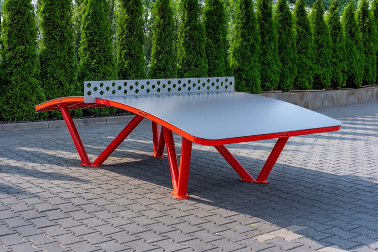 ArchPingo tafel voor het spel Teqball voor schoolpleinen, campings en sportverenigingen ArchPingo tafel voor het spel Teqball voor schoolpleinen, campings en sportverenigingen