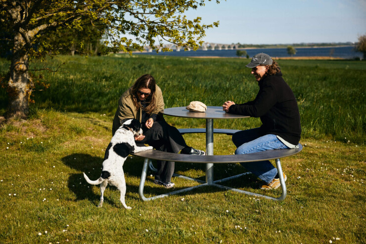 Plateau-O ronde picknicktafel voor buitenruimte en openbare ruimte