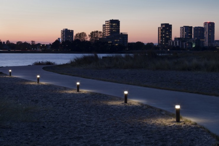 Point Sun verlichting voor het verlichten van wandelpaden, wegen