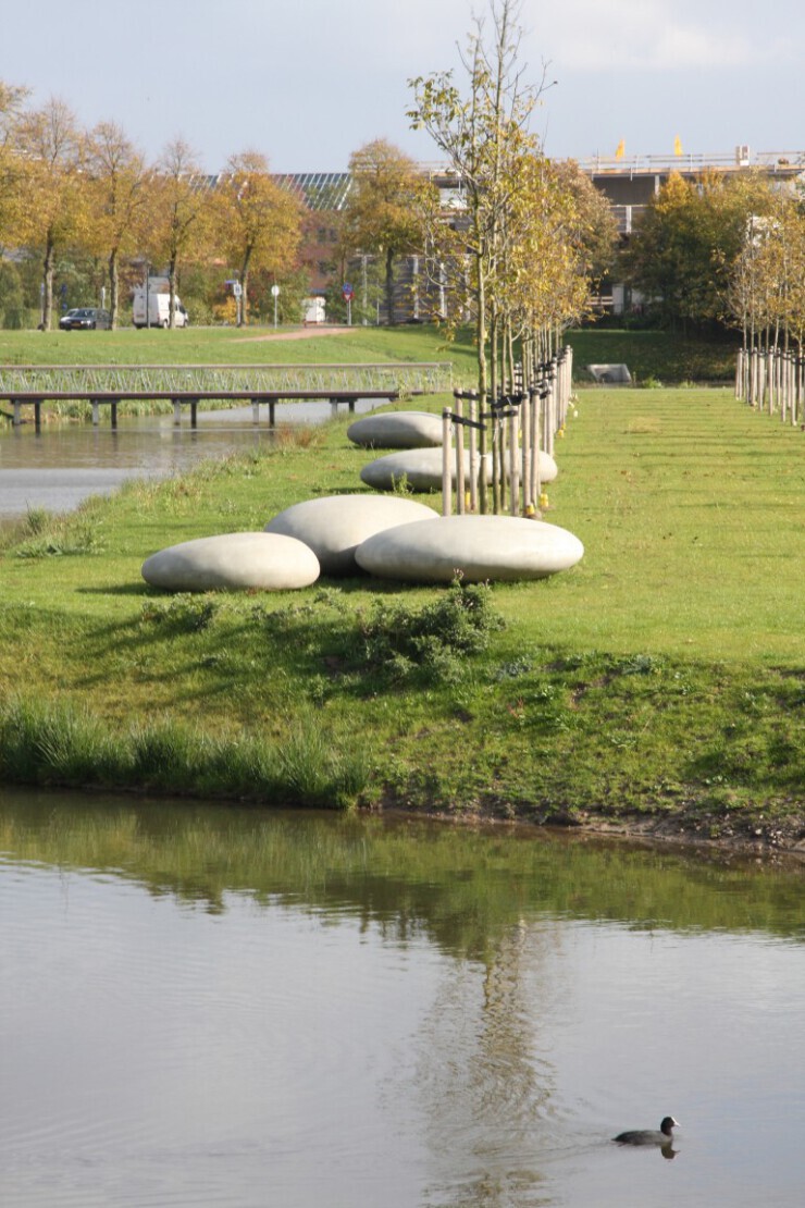 Organische Rudolph zitsteen van architectonisch beton Organische Rudolph zitsteen van architectonisch beton