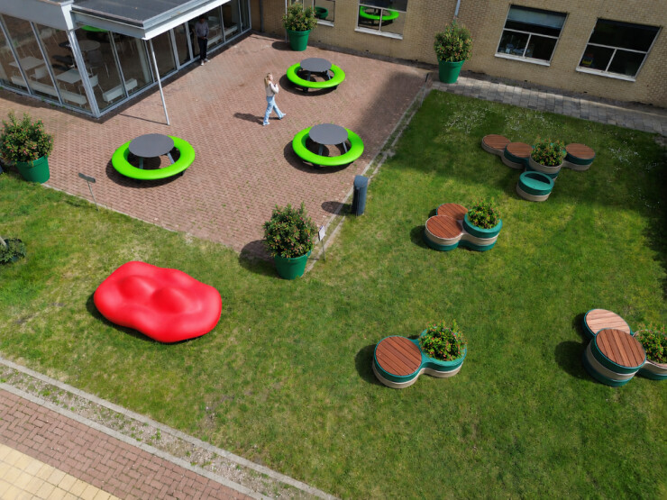 Circus - innovatief en vooruitstevend schoolpleinmeubilair Circus - innovatief en vooruitstevend schoolpleinmeubilair