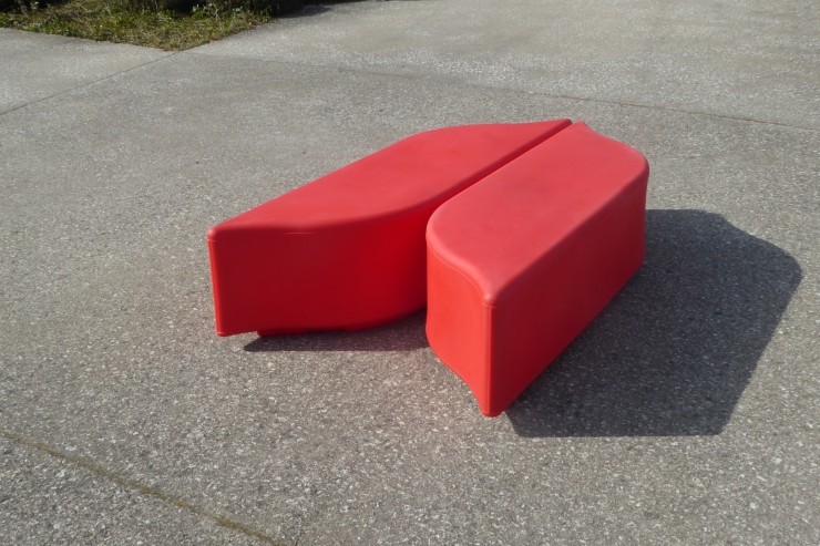 Lungo bank - rood Lungo bank - rood