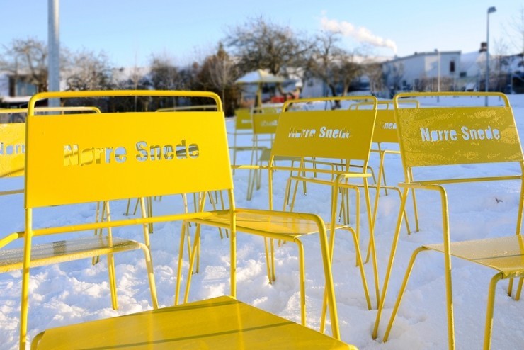 Amager stoel - logo, afbeelding of tekst in de rugleuning te laten laseren Amager stoel - logo, afbeelding of tekst in de rugleuning te laten laseren