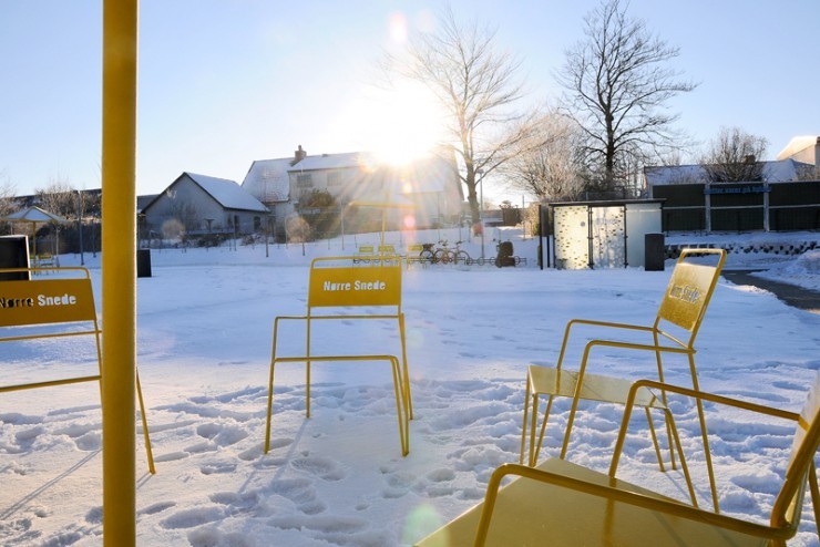 Amager stoel is gemaakt van staaldraad en staalplaat Amager stoel is gemaakt van staaldraad en staalplaat