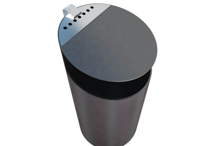 Tubo afvalbak - zwart Tubo afvalbak - zwart