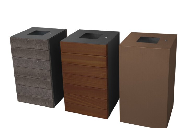 Valencia afvalbak - leverbaar in 4 verschillende afwerkingen Valencia afvalbak - leverbaar in 4 verschillende afwerkingen