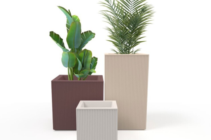 Gatsby plantenbak wordt toegepast in kantoren, winkelcentra en op terrassen Gatsby plantenbak wordt toegepast in kantoren, winkelcentra en op terrassen