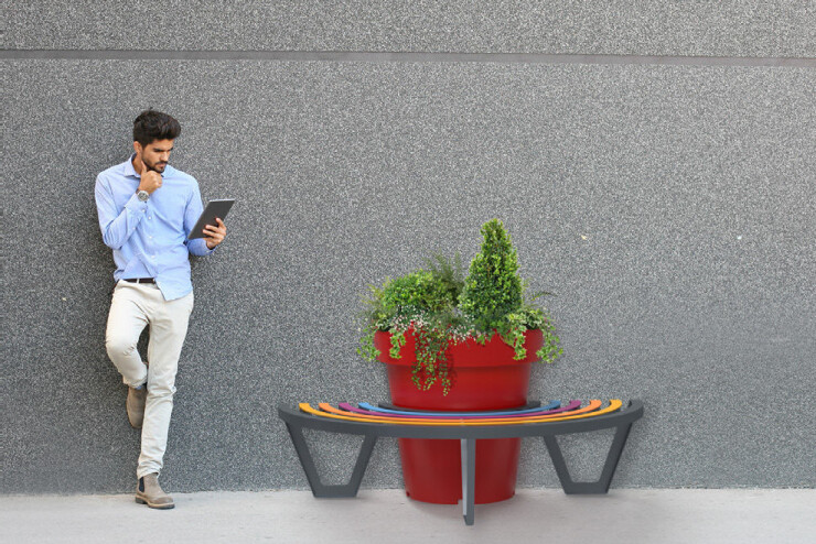 Zebra Bank ook verkrijgbaar in een halve variant Zebra Bank ook verkrijgbaar in een halve variant