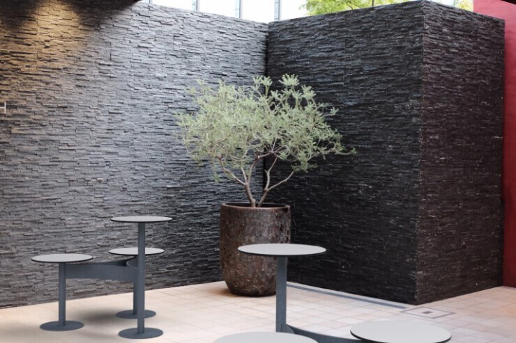 Grijze Tetatet tweezitter - gezellig samenzitten in iedere openbare ruimte Grijze Tetatet tweezitter - gezellig samenzitten in iedere openbare ruimte