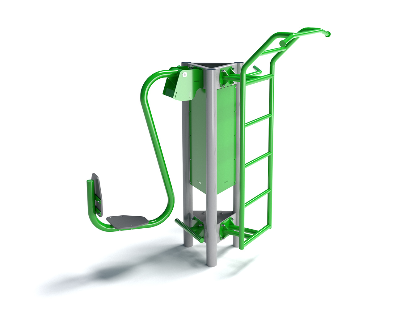 Buitenfitness - ladder, leg press, lat pull down Buitenfitness - ladder, leg press, lat pull down (2-4-9)