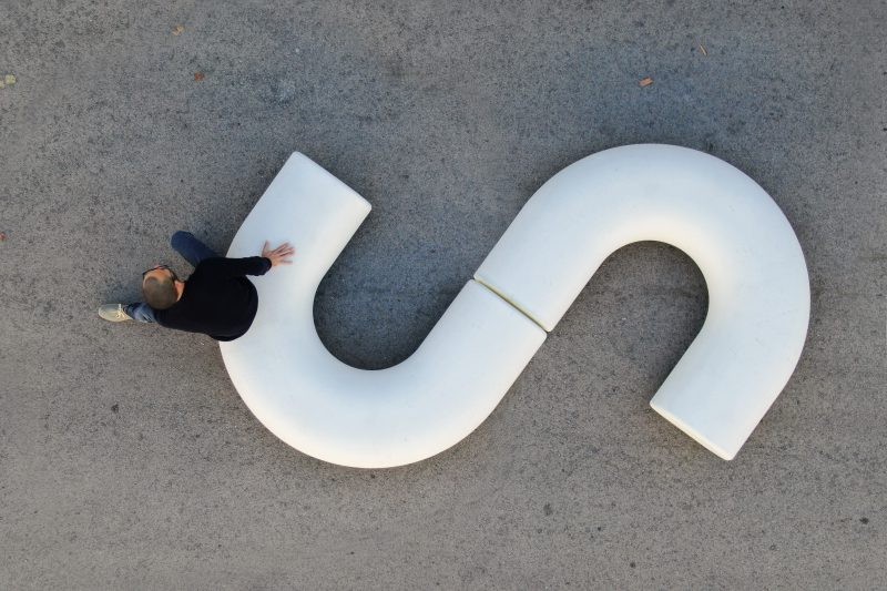 Cinnamon zitelement ideaal voor openbare ruimtes Cinnamon zitelement ideaal voor openbare ruimtes