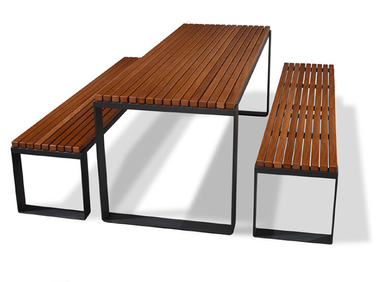 Malaga picknicktafel - gerecycled plastic - hout - WPC - duurzaam - voor kustgebieden, kustplaatsen met hoge blootstelling aan zoutcorrossie 