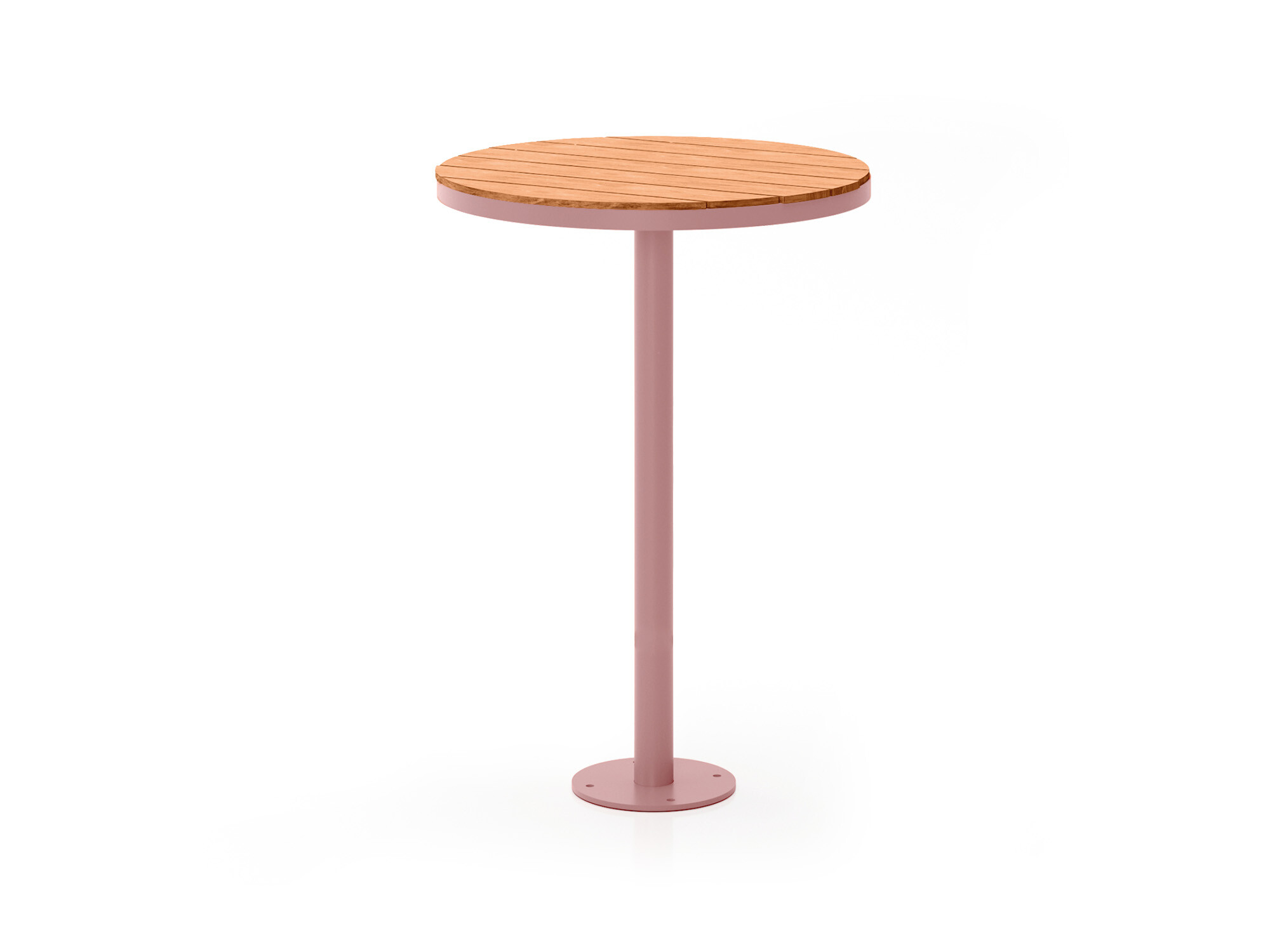 Parco bartafel voor zowel binnen als buiten - Jatobahout - staal
