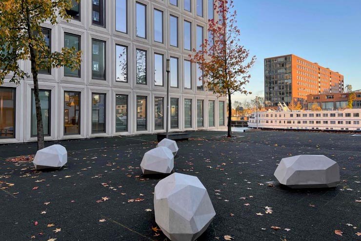Stone zitelement - Ernest Groosmanplein Rotterdam