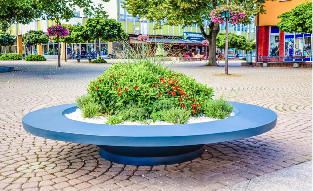Plane Ring Lux Plantenbak voor pleinen en parken