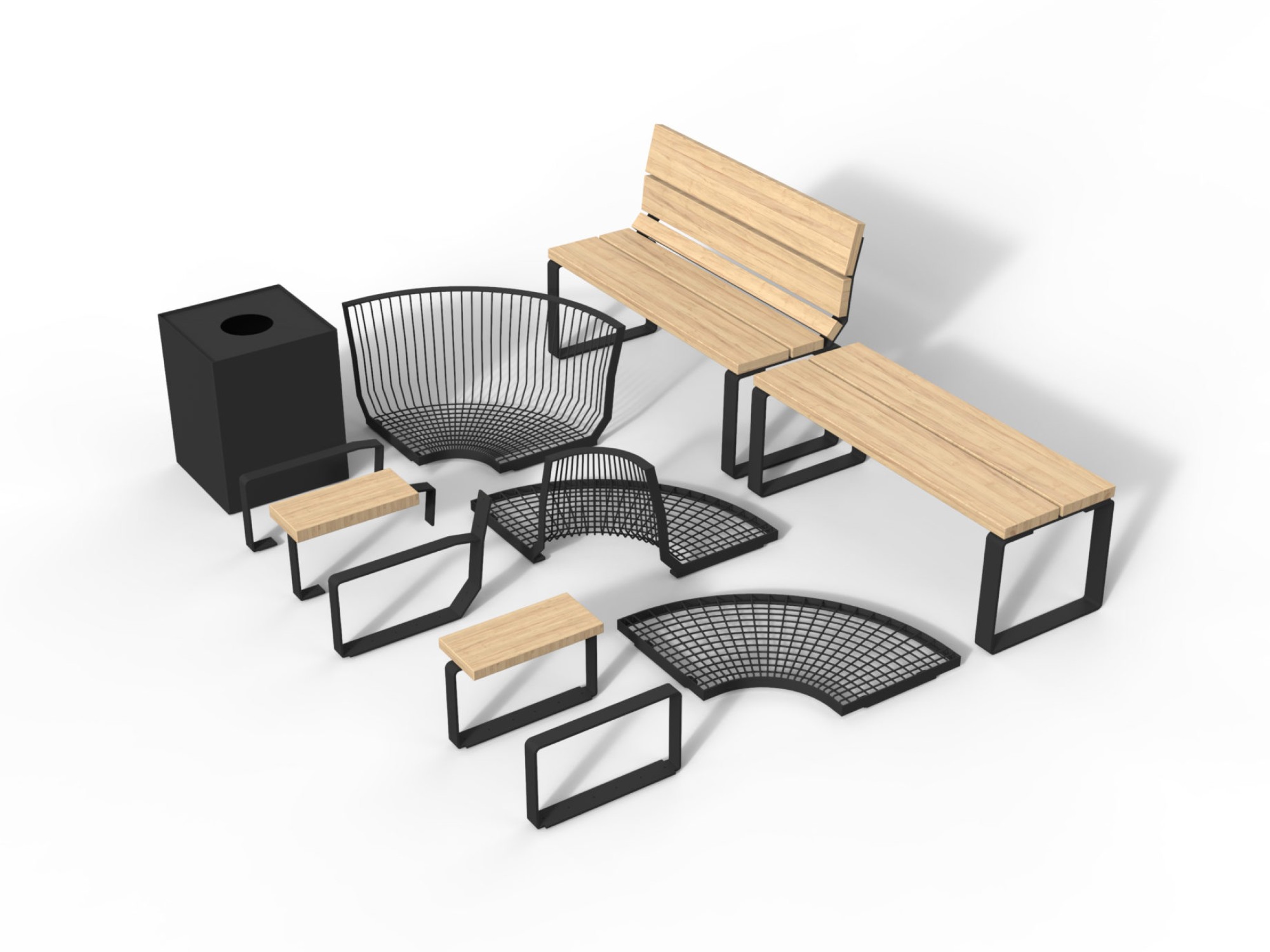 Central - Modulaire Bank | Flexibel Scandinavisch meubilair | Tjinco