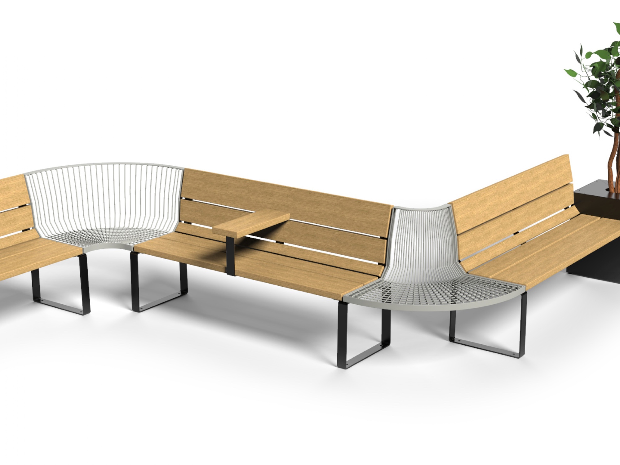 Central - Modulaire Bank | Flexibel Scandinavisch meubilair | Tjinco