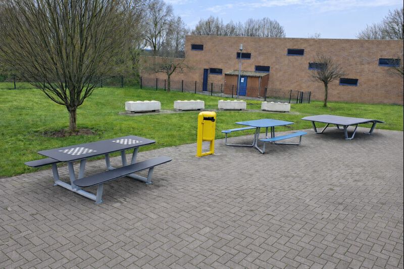 Een schoolplein in beweging bij Curio Prinsentuin van Cooth