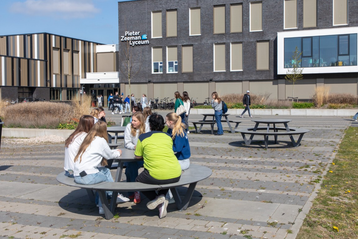 Frisse impuls voor het schoolplein van het Pieter Zeeman Lyceum