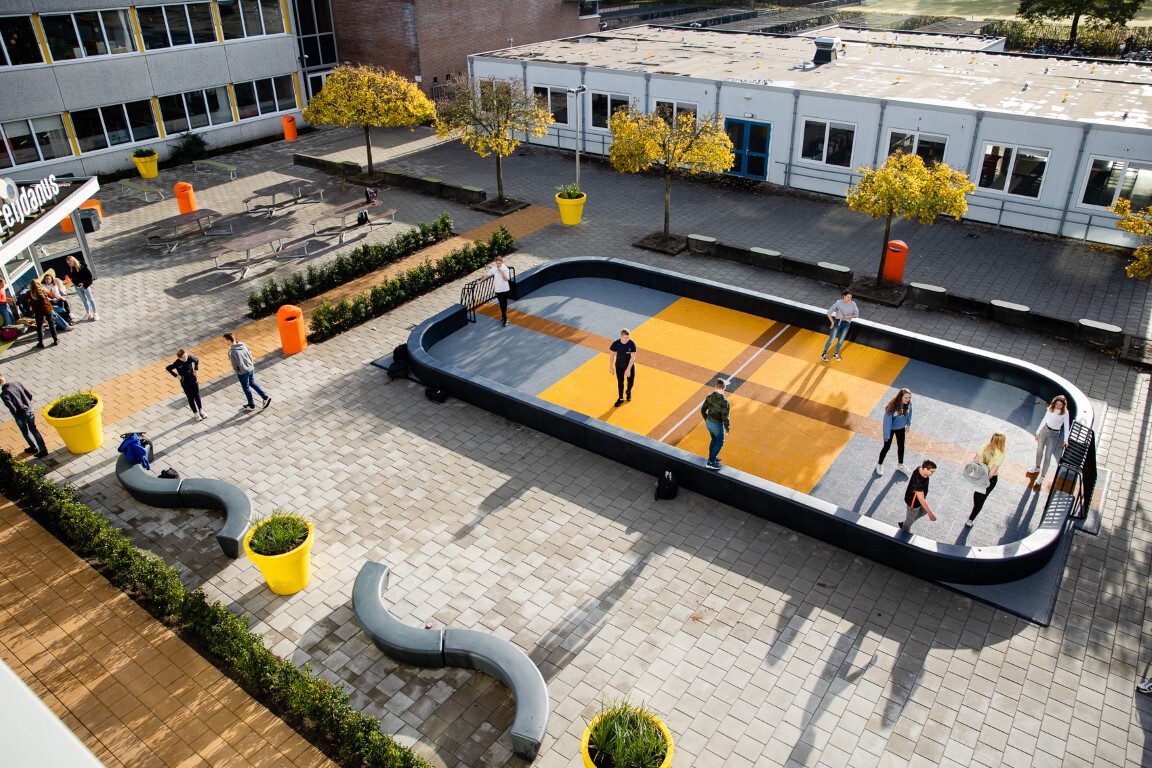 Een nieuw sportief ontmoetingsplein voor Greijdanus Zwolle