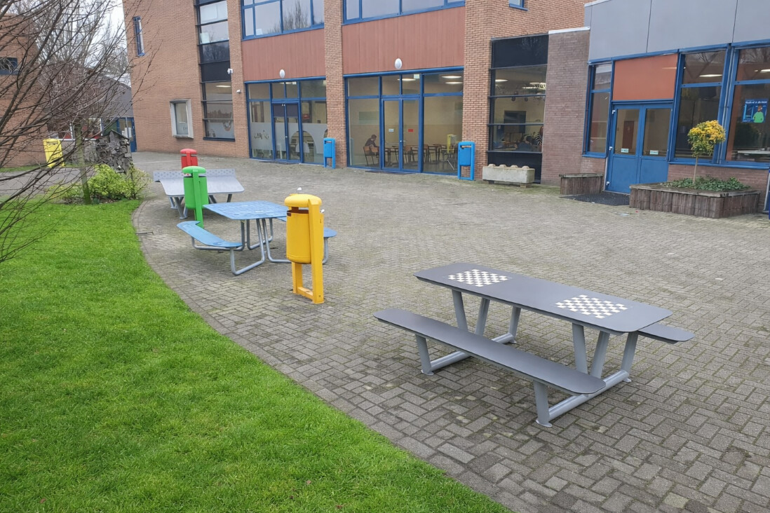 Een schoolplein in beweging bij Curio