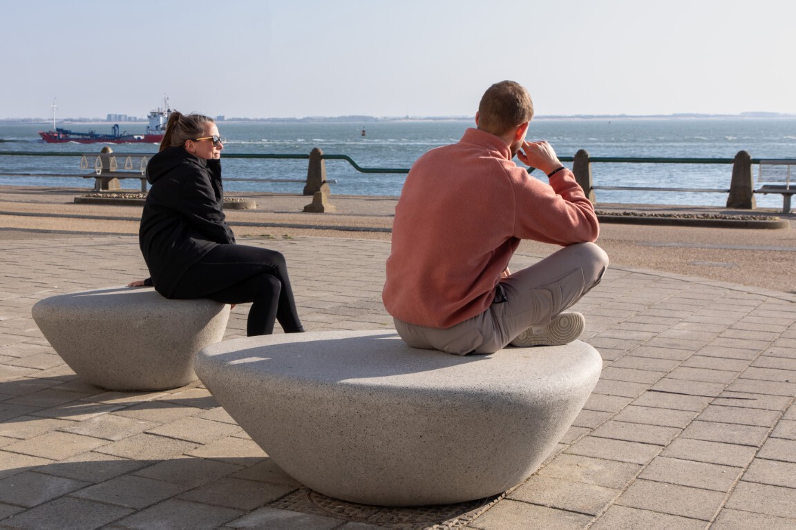 Blikvangers op de boulevard in Vlissingen 