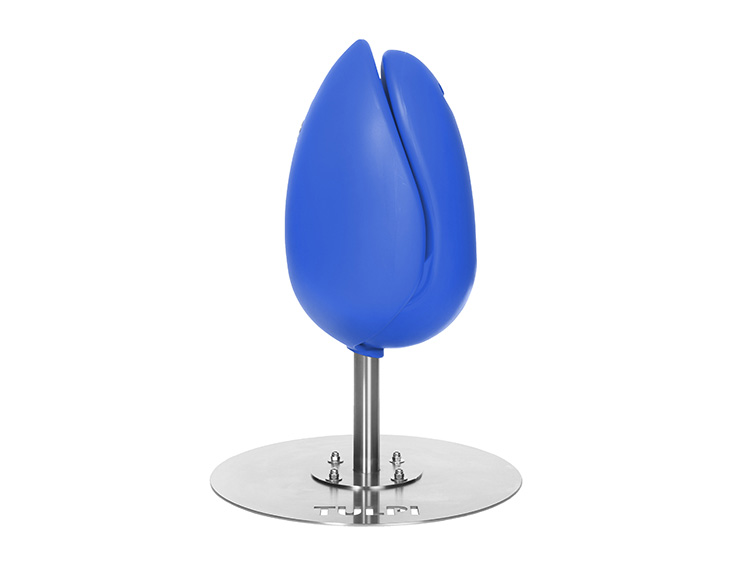 Tulpi stoel blauw - unieke typisch Nederlandse stoel