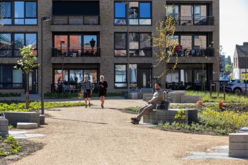 Een groene ontmoetingsplek in binnenstad Oosterhout