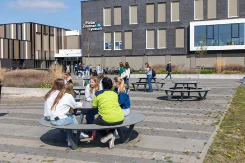 Frisse impuls voor het schoolplein van het Pieter Zeeman Lyceum